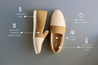 Blush / Cinnamon Loafers - Dooeys - Sustainable House Shoes