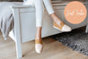 House Loafers | Blush / Cinnamon - Dooeys - Women's House Shoes